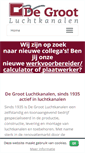 Mobile Screenshot of degrootluchtkanalen.nl